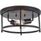 Progress Lighting Durrell Collection Two-Light Black 13" Flush Mount P350151-031 - alternate 4